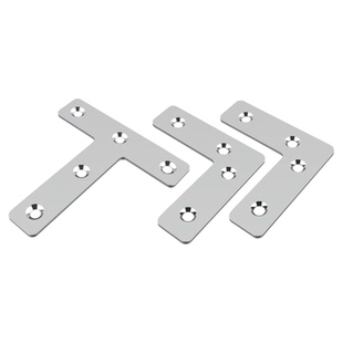 不锈钢角码90度直角加厚固定器t型层板托L角铁支架桌椅家具连接件