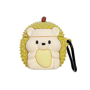 榴莲刺猬适用华为freebuds7i耳机保护壳个性华为freeclip耳机软壳airpodspro新三代硅胶红米buds6pro软vivo3e