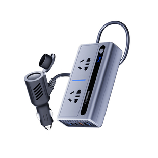 驭非凡适用大众汽车载充电器逆变转换器12V转220v车充超级快充66w