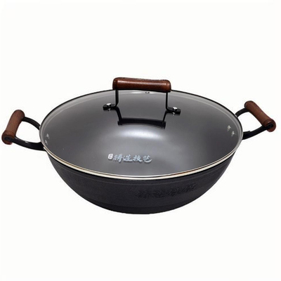 苏泊尔双耳40cm加深铸铁炒锅锅