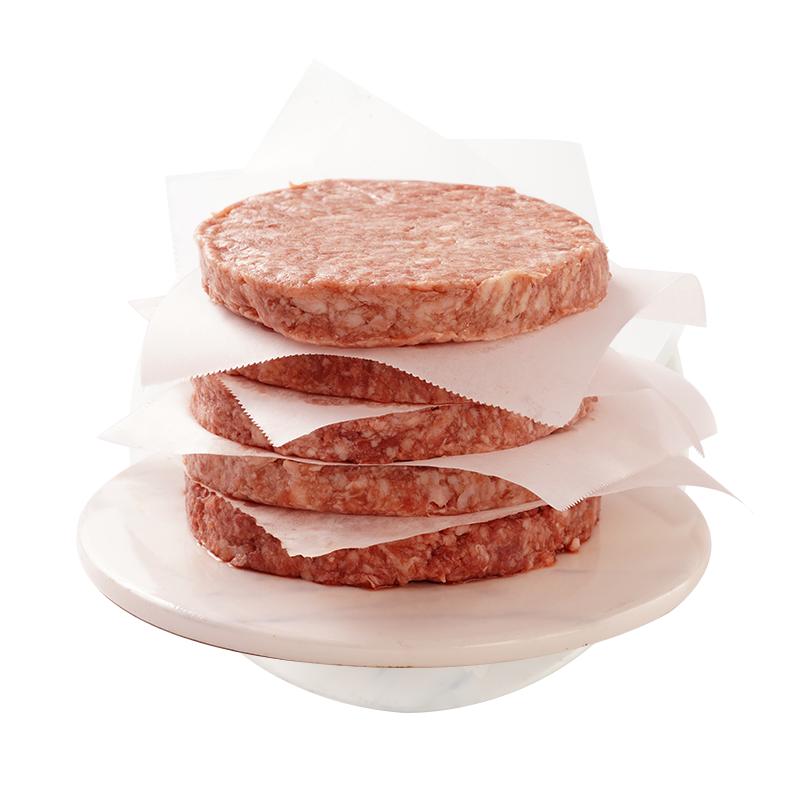 肉鲜森澳洲和牛西冷牛肉饼儿童早餐纯牛肉牛排汉堡活宝同款10片