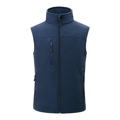 诺思山男抓绒内里防泼水防风坎肩