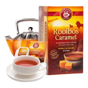 Teekanne焦糖路易波士南非rooibos德国进口20个袋泡茶包无咖啡因