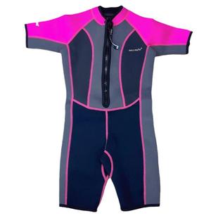 wellpath专业儿童连体潜水服冬天加绒保暖冬泳保暖衣游泳衣3.5mm