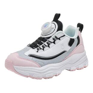 米菲童鞋2026春秋新款女童鞋学生透气休闲老爹鞋儿童跑步运动鞋子