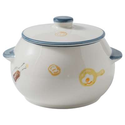 陶瓷双耳炖盅隔水炖家用