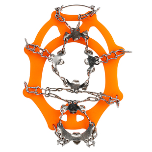 憨客户外冰爪19齿不锈钢雪地防滑鞋套雪爪冬季登山徒步冰面鞋钉链