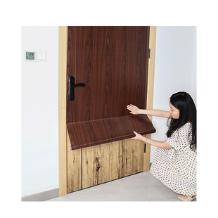 加厚门贴纸自粘整张旧门改造入户门遮丑壁纸家具卧室木门翻新贴纸