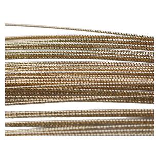 14K包金保色批花硬线麻花造型金线花纹线diy绕线手镯戒指配件