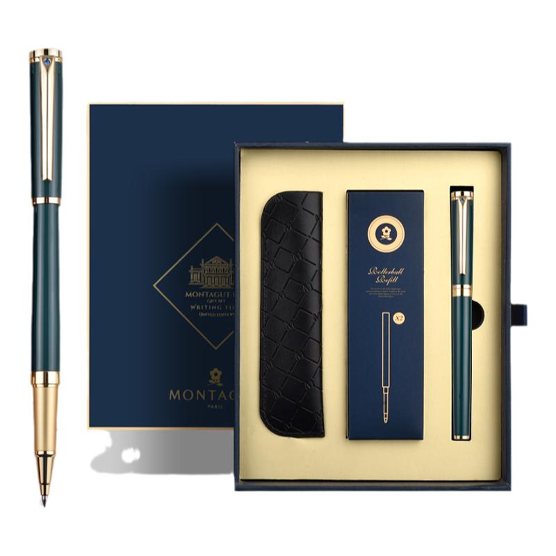 梦特娇签字笔高颜值女士宝珠笔商务高档男士办公签名专用企业高端定制logo刻字签单开单签名送礼