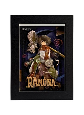 重返未来1999拉莫纳Ramona纸雕相框手作3D立体挂画桌摆送生日礼物
