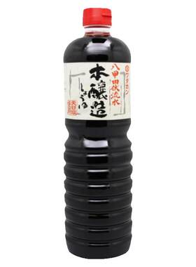日本本土版原装进口浓口酱油1L