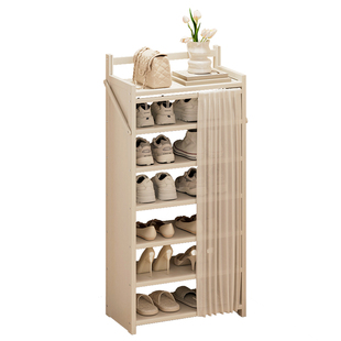 鞋架小窄门口家用多层简易入户折叠免安装一体式窄缝不占空间鞋柜