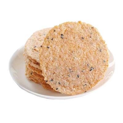 活动中手工黑芝麻米片糕点