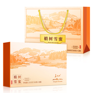 长白山椴树蜂蜜礼盒雪蜜妇女节礼物送妈妈送长辈父母滋补营养礼品