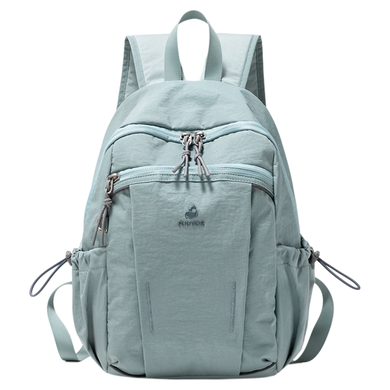 Fouvor火狐轻便双肩包女尼龙防水大容量户外徒步时尚百搭通勤书包