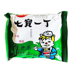 七宝一丁鸡汁伊面60克干吃脆面怀旧零食品方便面泡面8090儿时回忆