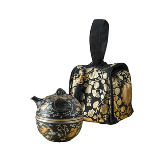 万仟堂联名陕历博高档文创快客杯一壶二杯便携旅行茶具大唐英武