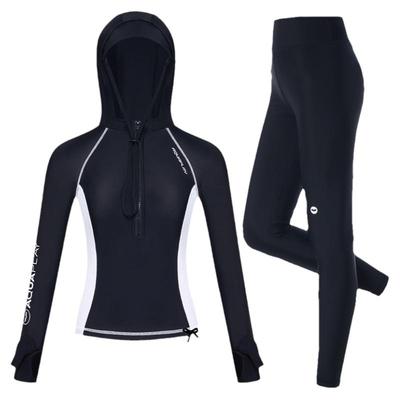 AquaPlay分体泳衣女保守遮肚防晒