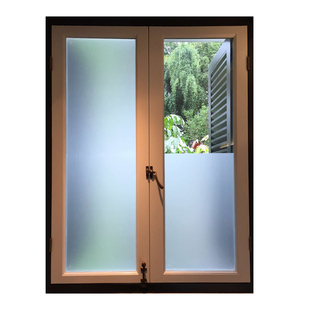 卫生间磨砂玻璃贴纸防偷窥透光不透明浴室厕所贴膜窗户贴纸防走光