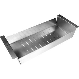 【域堡】304不锈钢手工水槽专配沥水篮 沥水盆菜盆星盆Q7003