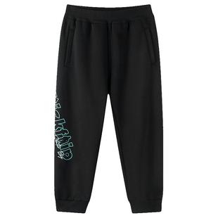 【零感太阳绒裤】奕时代胖男童加绒裤子大童摇粒绒运动裤加厚卫裤