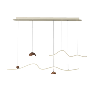 中古餐厅吊灯长餐桌岛台茶室民宿书房禅意吊灯侘寂风2025年新款