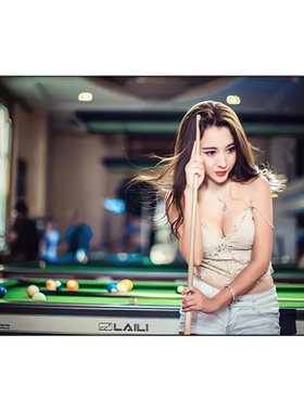 台球厅海报美女墙贴纸墙面装饰画贴画桌球贴纸背景墙墙画壁画墙纸