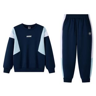 361童装男女童针织套装2025冬季新款加绒保暖中大童儿童运动套装