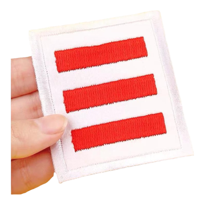 小队长标志一道杠少先队队徽小学生班干部臂章绿色中队长两二道杠塑料牌子大队委三道杠别针刺绣棉布袖标