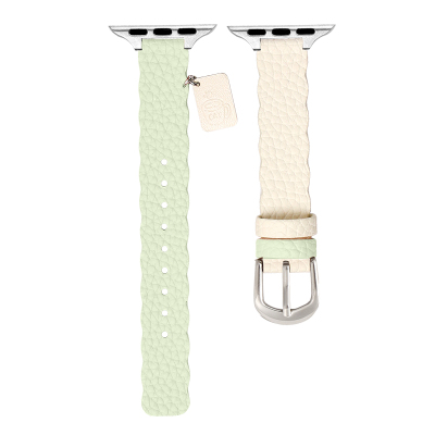 学长家创意花边荔枝纹皮质表带