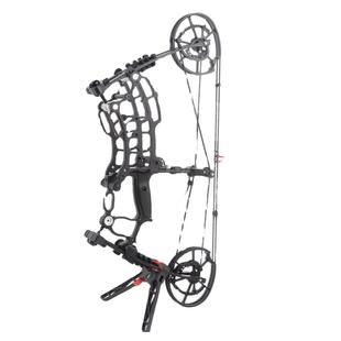 恶棍两用复合弓射箭射钢珠弓户外短轴弓箭射击运动器材比赛套装弓