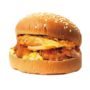 【鲜在】霸王鸡腿堡汉堡肉量++便利店款营养早餐面包微波食品