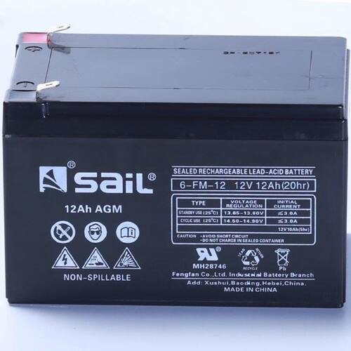 风帆蓄电池6FM1212V12AH机房UPS电源配套消防照明EPS直流屏