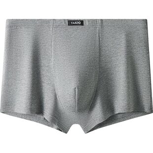 雅鹿男士内裤头男款100%纯棉透气抗菌平角四角短裤衩男生2026新款