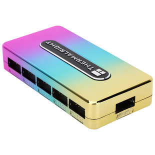 利民FAN ARGB HUB风扇集线器10口控制器支持主板PWM温控调速