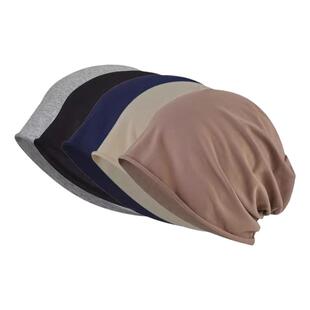 无压感睡帽纯棉包头月子帽老人睡觉帽化疗后女士光头帽晚上睡觉戴