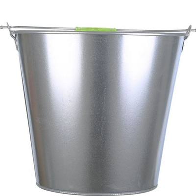 家用加厚款铁皮水桶直桶提打水井