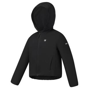 FILA斐乐官方女士棉服2026春新款健身运动宽松短款连帽保暖外套