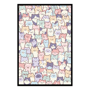猫狗叠叠乐拼图1000/500/300片奶油猫可爱猫狗动物治愈系减压礼物