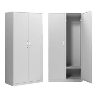 铁皮衣柜家用阳台柜子带锁浴室换衣柜宿舍衣物储物柜办公室文件柜