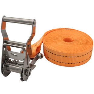 货物捆绑带 304不锈钢无钩捆绑器38mm货车户外防晒固定步步紧绳器