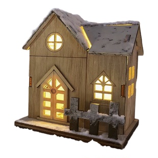 迷你圣诞树造景拍摄装饰雪景橱窗写字楼办公柜台桌面前台氛围摆件