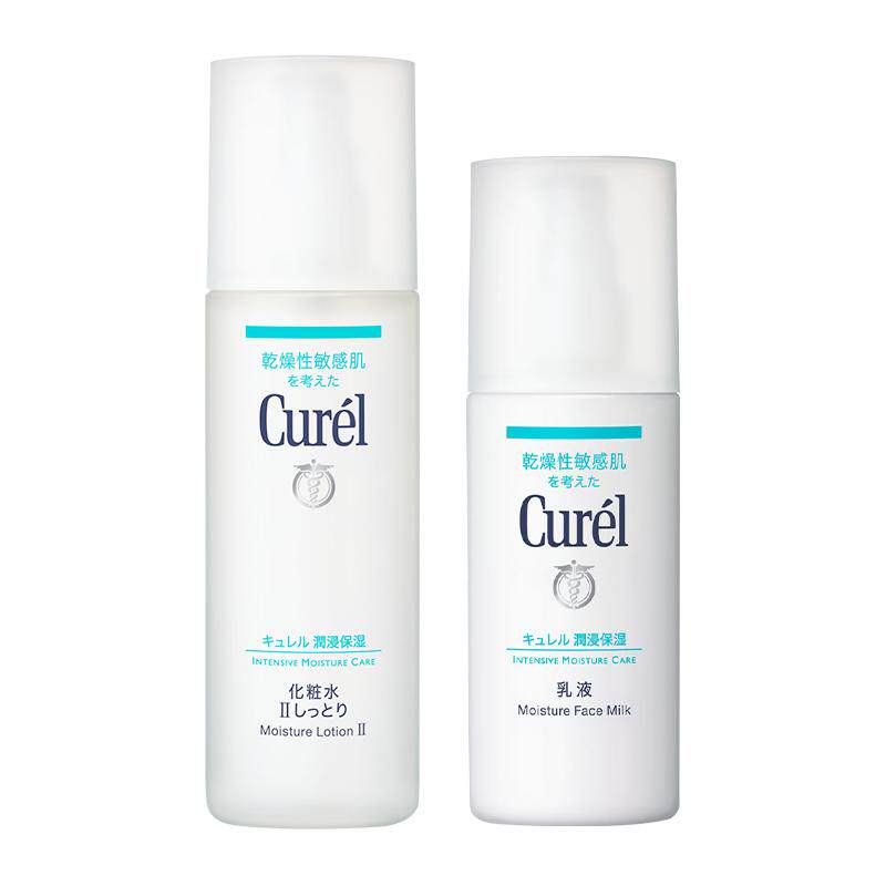 【88会员节】curel珂润保湿水乳面霜套装春夏滋润补水神经酰胺