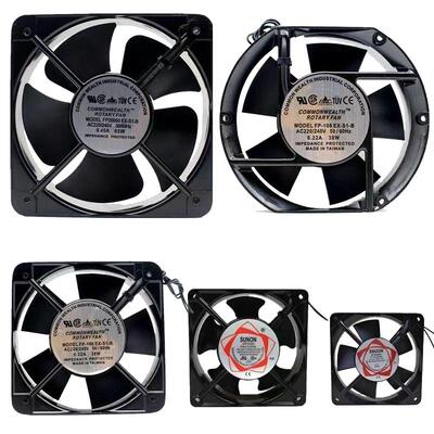 建准24V110V220V380V耐高温电焊机柜配电箱通用散热风扇轴流风机