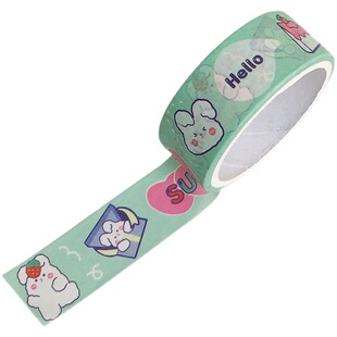 手账胶带贴纸胶卷套装彩色和纸儿童少女心可爱胶布装饰批发网红款