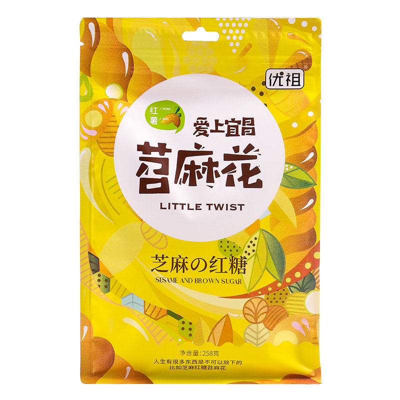 傅阿姨优祖小麻花258g零食点中式糕点/新中式糕点