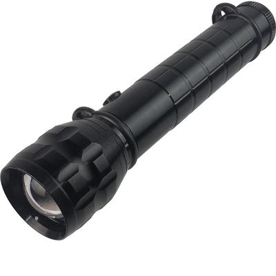 铝合金1号大电池强光变焦手电筒