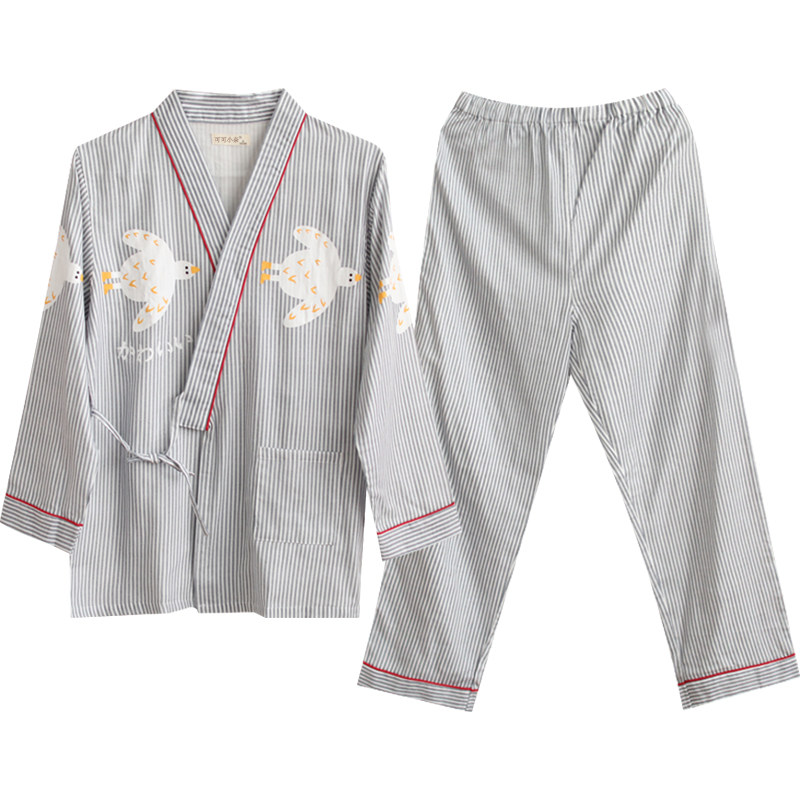 yourban春夏季月子服纯棉纱布孕妇睡衣产后喂奶衣孕期待产家居服
