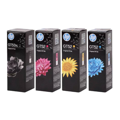 适用惠普GT-53XL黑色52彩色墨水